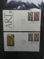 Vereinte Nationen New York FDCs ab 1966 besammelt im Ring Binder #LY663