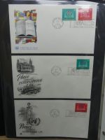 Vereinte Nationen New York FDCs ab 1966 besammelt im Ring Binder #LY663