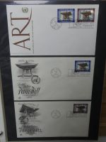 Vereinte Nationen New York FDCs ab 1966 besammelt im Ring Binder #LY663