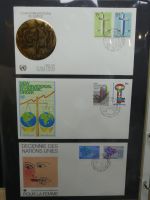 Vereinte Nationen New York FDCs ab 1966 besammelt im Ring Binder #LY663