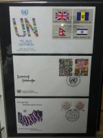 Vereinte Nationen New York FDCs ab 1966 besammelt im Ring Binder #LY663