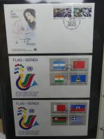 Vereinte Nationen New York FDCs ab 1966 besammelt im Ring Binder #LY663