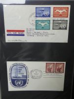 Vereinte Nationen New York FDCs ab 1966 besammelt im Ring Binder #LY663