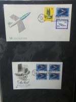 Vereinte Nationen New York FDCs ab 1966 besammelt im Ring Binder #LY663