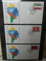 Vereinte Nationen New York FDCs ab 1988 besammelt im Ring Binder #LY664