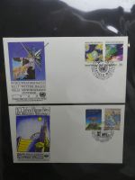 Vereinte Nationen New York FDCs ab 1988 besammelt im Ring Binder #LY664