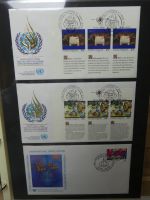 Vereinte Nationen New York FDCs ab 1988 besammelt im Ring Binder #LY664