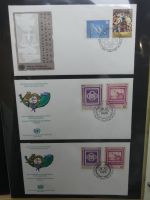 Vereinte Nationen New York FDCs ab 1988 besammelt im Ring Binder #LY664