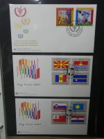 Vereinte Nationen New York FDCs ab 1988 besammelt im Ring Binder #LY664