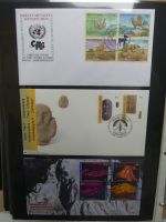 Vereinte Nationen New York FDCs ab 1988 besammelt im Ring Binder #LY664
