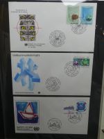 Vereinte Nationen Wien FDCs ab 1979 besammelt im Ring Binder #LY665