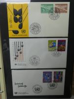 Vereinte Nationen Wien FDCs ab 1979 besammelt im Ring Binder #LY665