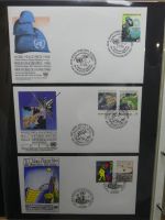 Vereinte Nationen Wien FDCs ab 1979 besammelt im Ring Binder #LY665