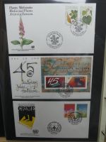 Vereinte Nationen Wien FDCs ab 1979 besammelt im Ring Binder #LY665