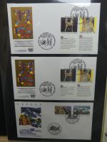 Vereinte Nationen Wien FDCs ab 1979 besammelt im Ring Binder #LY665