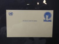 Vereinte Nationen New York Ganzsachen besammelt im Ring Binder #LY666