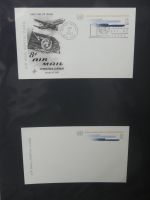 Vereinte Nationen New York Ganzsachen besammelt im Ring Binder #LY666