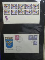 Schweden FDCs ab 1966 besammelt im Ring Binder #LY667