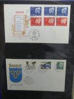 Schweden FDCs ab 1966 besammelt im Ring Binder #LY667