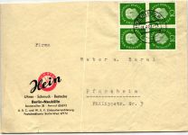 Berlin 183 auf Brief als Mehrfachfrankatur portogerecht #KW026