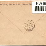 Berlin 1-16 auf Brief Kurzsatz auf Einschreiben #KW193