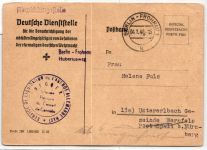 Berlin Freistempel auf Brief Dienstsache Benachrichtigung Gefallenen #KT979