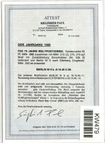 DDR 242 als Ersttagsbrief Attest Paul BPP #KW479