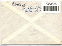 BRD Bund 304 auf Brief als Mehrfachfrankatur portogerecht, waager. Paar #KW639