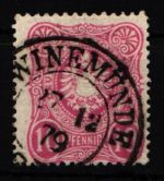 Deutsches Reich 33 a gestempelt Preußen Stempel, geprüft Wiegand BPP #KW903