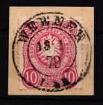 Deutsches Reich 33 a gestempelt Preußen-Stempel, geprüft Wiegand BPP #KW921