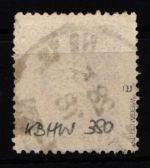 Deutsches Reich 33 a gestempelt KBHW 380, geprüft Wiegand BPP #KW941