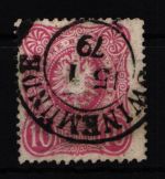 Deutsches Reich 33 a gestempelt Preußen-Stempel, geprüft Wiegand BPP #KW943