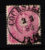 Deutsches Reich 41 a gestempelt Preußen-Stempel, geprüft Wiegand BPP #KW953