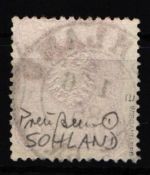 Deutsches Reich 41 a gestempelt Preußen-Stempel, geprüft Wiegand BPP #KW957