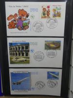 Frankreich und Gebiete FDCs ab 2002 besammelt im Ringbinder #LY693