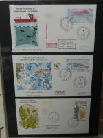 Frankreich und Gebiete FDCs ab 2002 besammelt im Ringbinder #LY693