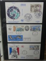 Frankreich und Gebiete FDCs ab 2002 besammelt im Ringbinder #LY693