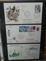 Frankreich und Gebiete FDCs ab 2002 besammelt im Ringbinder #LY693