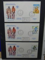 Frankreich und Gebiete FDCs ab 2002 besammelt im Ringbinder #LY693