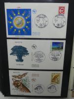 Frankreich und Gebiete FDCs ab 2002 besammelt im Ringbinder #LY693