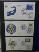 Frankreich und Gebiete FDCs ab 2002 besammelt im Ringbinder #LY693