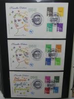 Frankreich und Gebiete FDCs ab 2002 besammelt im Ringbinder #LY693