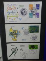 Frankreich und Gebiete FDCs ab 2002 besammelt im Ringbinder #LY693