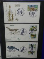 Frankreich und Gebiete FDCs ab 2002 besammelt im Ringbinder #LY693