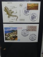 Frankreich und Gebiete FDCs ab 2002 besammelt im Ringbinder #LY693
