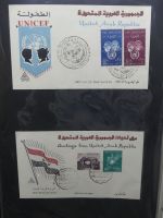UAR Ägypten FDCs ab 1953 besammelt über 150 Stück im Ringbinder #LY694