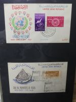 UAR Ägypten FDCs ab 1953 besammelt über 150 Stück im Ringbinder #LY694