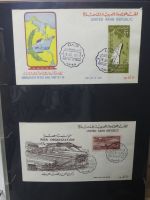UAR Ägypten FDCs ab 1953 besammelt über 150 Stück im Ringbinder #LY694