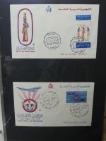 UAR Ägypten FDCs ab 1953 besammelt über 150 Stück im Ringbinder #LY694