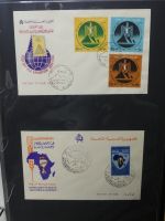 UAR Ägypten FDCs ab 1953 besammelt über 150 Stück im Ringbinder #LY694